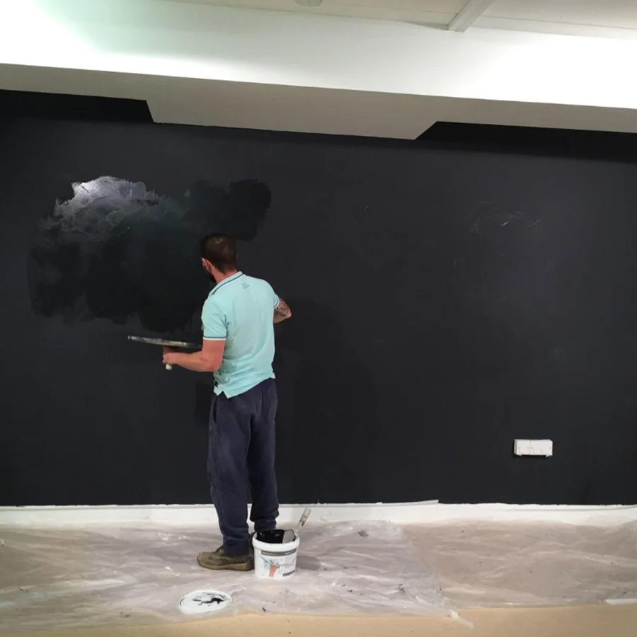 Application black projector screen paint