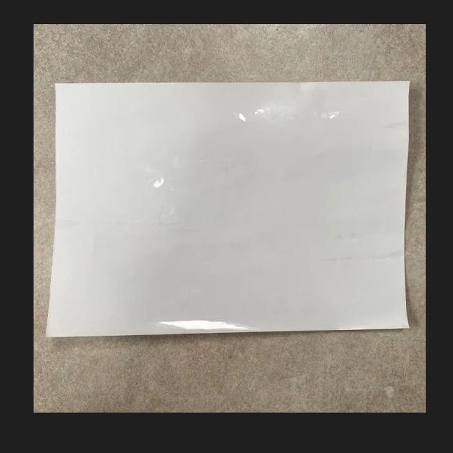 Self adhesive whiteboard film clear sample
